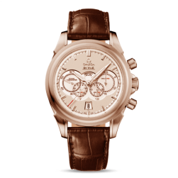 obywatel męskie Eco-Drive czarny Ion chromowana, skóra