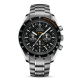 obywatel męskie Eco-Drive czarny Ion chromowana zegar Скайхок