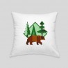 Brown bear cushion • 