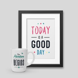 Pack Mug + Framed poster • 