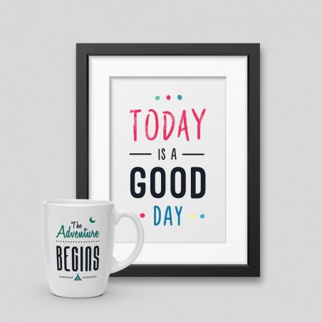 Pack Mug + Framed poster • 